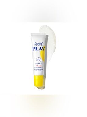 Supergoop! PLAY SPF 30 Lip Balm with Acai - White & Yellow